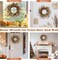 26 Inch Fall Wreath for Front Door Pip Berry Pinecone Autumn Wreath with Pine Needle(Pinecone Wih Dark Leaf)24"D x 24"W x 4"H